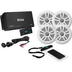 Boss Audio Systems Bluetooth Amplifier and Speakers Package- 4 Speakers ASK904B.64