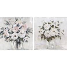 Dkd Home Decor Vase Framed Art 80x80cm 2pcs