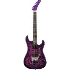 EVH 5150 Deluxe Poplar Burl Electric Guitar Purple Daze