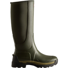 Green - Men Wellingtons Hunter Balmoral Field Hybrid Tall