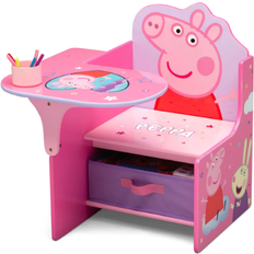 Pink Desk Chairs Kid's Room Delta Children Peppa Pig Chair Desk with Storage Bin