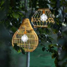 Teamson Home Peaktop Open Weave Droplet Pendant Lamp