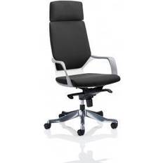 Dynamic Xenon Executive White Shell High Back Black Fabric KC0226