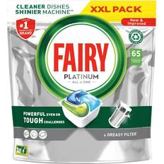 Fairy platinum dishwasher tablets Fairy Platinum All in One Dishwasher 65 Tablets