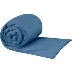 Polyester Bath Towels Sea to Summit Medium Pocket Bath Towel Blue