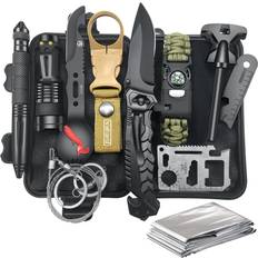 Veitorld 12 in 1 Survival Gear and Equipment Kit