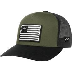 Men - White Caps Alpinestars Flag Snapback Cap