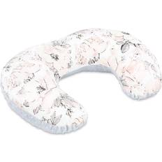 Machine Washable Pregnancy & Nursing Pillows Totsy Baby Nursing Pillow Small Minky Wild Rose Grey
