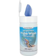 2Work Hand Sanitisers 2Work Probe Wipes Antibacterial 120x130mm Tub 2W24703