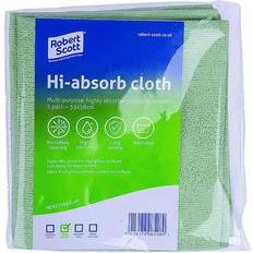 Robert Scott Hi-Absorb Microfibre Cloth Green Pack of 5