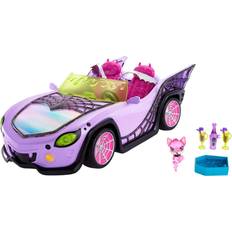 Mattel Monster High Car Ghoul Mobile with Pet & Cooler Accessories