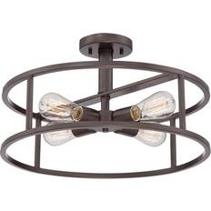 QUOIZEL New Harbor 4 Ceiling Flush Light