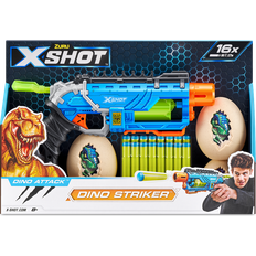 Xshot Dino Attack Dino Striker Foam Dart Blaster (16 Darts, 4 Eggs)