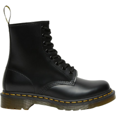 Block Heel - Men Lace Boots Dr. Martens 1460 Smooth - Black