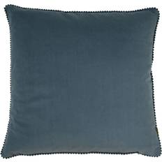 Furn Cosmo Soft Velvet Pom Pom Complete Decoration Pillows Blue (45x45cm)