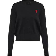 Ami Paris De Coeur Crewneck Sweater Women - Black