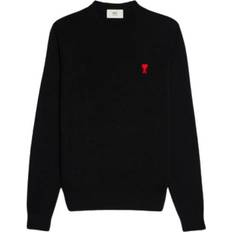 Ami Paris De Coeur Crewneck Sweater Men - Black