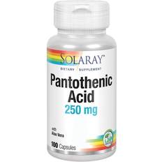 Solaray Pantothenic Acid 250 100 pcs