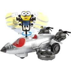 Mattel Minions RC Vehicle Wild Rider Remote Control Toy with 4-inch Minions Bob Action Figure Gift for Kids