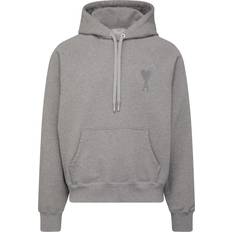 Ami Paris Ami De Coeur Hoodie Unisex - Heather Grey