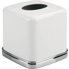 Silver Tissue Box Covers InterDesign York Facial Tissue