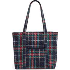 Vera Bradley Tote Bag, Tartan Plaid-Recycled Cotton