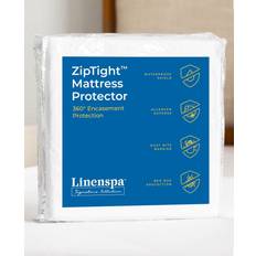 Linen Mattress Covers Linenspa Signature Collection Ziptight Mattress Cover White