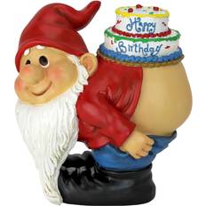 Moonie Design Toscano Loonie Moonie Happy Birthday Garden Gnome Figurine