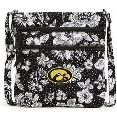 Vera Bradley Iowa Hawkeyes Rain Garden Triple-Zip Hipster Crossbody Bag