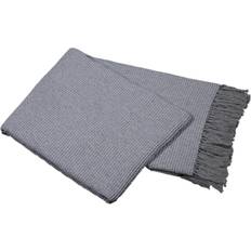 Recycled by Wille Valter Plaid Blankets White, Grey (170x)