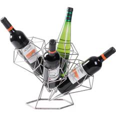 Vintiquewise QI003564 12.75 Vintage Diamond Shaped Tabletop Wine Rack