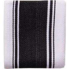 Dexam Love Colour Striped Tea Kitchen Towel Black, White