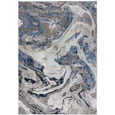 Flair Rugs Marbled Blue, Grey