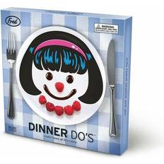 Fred & Friends Childrens Dinner Plate Dinner Do's Girl Design Multi-Coloured