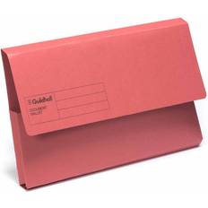 Exacompta Guildhall Document Wallet Foolscap 285 gsm Red Pack of