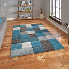 Think Rugs Brooklyn 646 Modern Blue, Grey 120x170cm