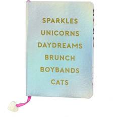 Silver Pencil Case Girls Glitter Silver & Pink Holographic Notebook Note Pad School College Work Lined