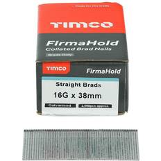 Timco FirmaHold Straight 16g x 25mm Galv Brads No Gas Qty 2000