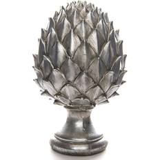 Hill Interiors Large Silver Pinecone Finial Figurine