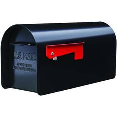 Architectural Mailboxes Gibraltar Ironside Contemporary Galvanized Steel Post Mount