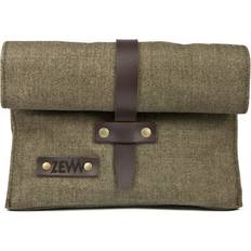 Toiletry Bags Zew For Men Cosmetic Bag Made Of Water-Repellent Linen Material- Roomy, Light, Waterproof & Durable, Fastened With A Leather Belt