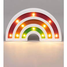 Glow Kids Wooden Rainbow Table Lamp