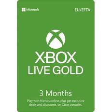 Microsoft xbox live gold Microsoft Xbox Live Gold Card - 3 months