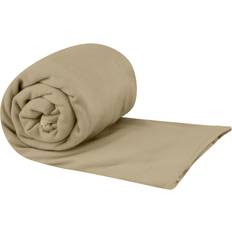 Sea to Summit Pocket M Bath Towel Beige, Brown