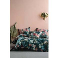 Linen House Fernanda Botanical Duvet Cover Green