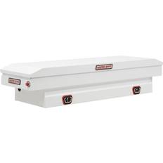 Weather Guard Saddle Truck Tool Box Steel Compact White