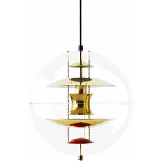 Verner Panton VP Globe Brass Pendant Lamp 40cm