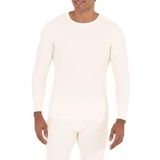 Cotton Base Layer Tops Fruit of the Loom Men's Waffle Thermal Underwear Crew Top