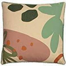 Furn Blume Scandi Geometric Floral Pom Pom Complete Decoration Pillows Pink, Natural, Green, Brown (45x45cm)