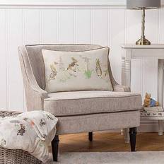 Fabrics Kid's Room Peter Rabbit Classic Natural Cushion Beige/Green
